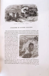 Premiers voyages en zigzag ou excursions d'un pensionnat en vacances dans les cantons suisses et sur le revers italien des Alpes par R. Töpffer illustrés d'après les dessins de l'auteur, d'un grand nombre de vignettes dans le texte par MM. Calame, Girardet, Français, d'Aubigny etc. septième édition