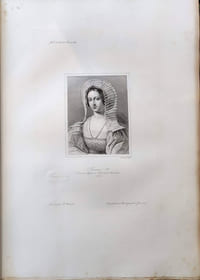 Gravure sur acier issue des Galeries historiques de Versailles : Jeanne 1ere, Reine de Naples, de Sicile et de Jérusalem