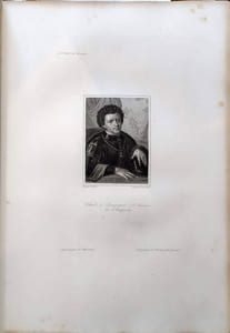 Gravure sur acier issue des Galeries historiques de Versailles : Charles de Bourgogne dit Le Téméraire
