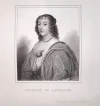 Gravure sur acier issue des Galeries historiques de Versailles : Duchesse de Lancastre