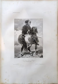 Gravure sur acier issue des Galeries historiques de Versailles : Jean-Jacques Trivulce