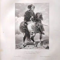 Gravure sur acier issue des Galeries historiques de Versailles : Jean-Jacques Trivulce