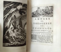 Les amours de Théagène et Chariclée, histoire éthiopique. Relié avec : Les amours d'Ismène et d'Isménias.