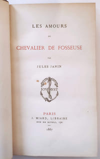 Les amours du chevalier de Fosseuse