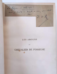 Les amours du chevalier de Fosseuse