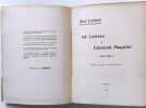 68 lettres à Edmond Magnier (1887-1890) Préface de Henri Chapouteau. Lorrain Jean