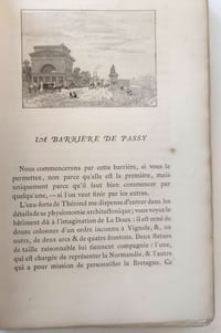 Histoire anecdotique des barrières de Paris par Alfred Delvau avec 10 eau-fortes par Emile Thérond