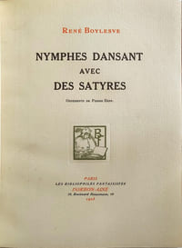 Nymphes dansant avec les satyres. Ornements de Pierre Hepp.