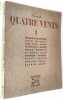 Les quatre vents. Cahiers de littérature publié sous la direction de Henri Parisot N°1.. [Henri Parisot] William Shakespeare / Steinbeck / Georges ...
