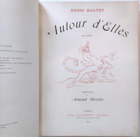 Autour d'Elles. 1° Le lever 2° Les modèles 3° Le coucher 4° Le bain. Série Complète