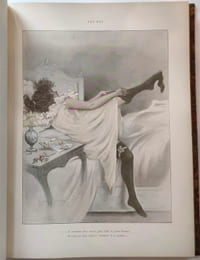 Autour d'Elles. 1° Le lever 2° Les modèles 3° Le coucher 4° Le bain. Série Complète