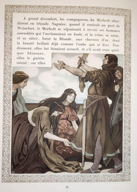 Le roman de Tristan et Iseut, renouvelé par Joseph Bédier. Nouvelle édition, contenant 48 compositions en couleurs avec encadrements et lettres ornées par Robert Engels.