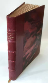 Veterum latinorum poematum lyricorum Florilegium. Florilège des lyriques latins (de Catulle à Ausone, choix, traductions, ornements et images par André Lambert, le tout gravé à l'eau-forte par le même