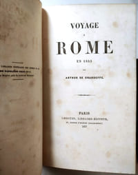 Voyage à Rome en 1853