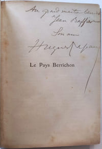 Le pays berrichon, illustrations de Jean Baffier, Armand Beauvais et Fernand Maillaud. relié avec Âmes berrichonnes
