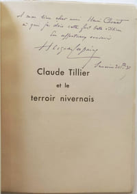 Claude Tillier et le terroir nivernais Suivi du Grand Noël de Millot-Ratout. Dessins de Louis Mohler