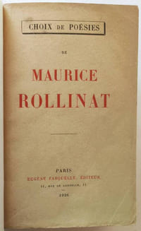 Choix de Poésies
