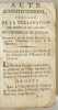 Acte constitutionnel pr&eacute;c&eacute;d&eacute; de la d&eacute;claration des droits et des devoirs de l'homme et du citoyen, accept&eacute; par le Peuple Fran&ccedil;ais le premier ...