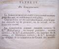 Constitution de la R&eacute;publique Fran&ccedil;aise (du 22 Frimaire An VIII / 13 d&eacute;cembre 1799) . Napol&eacute;on Bonaparte Premier Consul  Siey&egrave;s / Roger Ducos / ...