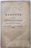 Requ&ecirc;te aux officiers municipaux de la ville de Nantes et arr&ecirc;t&eacute; du 6 novembre 1788. [Giraud Duplessis] [Giraud de Nantes]