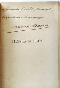 Un rénovateur de l'occultisme Stanislas de Guaita (1861-1898) souvenirs par Maurice Barrès