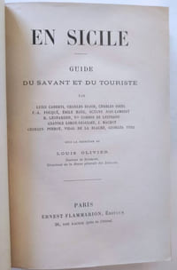 En Sicile, guide du savant et du touriste