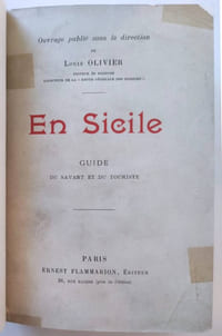 En Sicile, guide du savant et du touriste
