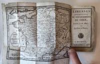 Etrennes curieuses et utiles du département du Cher pour l'an 1827 avec la carte de France