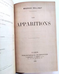 Les Apparitions. Envoi autographe à Jacques des Gachons