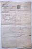Commission de Chirurgien sous aide. Premier Empire. Document &agrave; l'en-t&ecirc;te de l'Empire Fran&ccedil;ais / Minist&egrave;re de la Guerre / Bureau des H&ocirc;pitaux, Sign&eacute; du ...