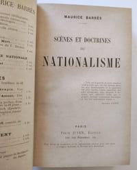Scènes et doctrines du nationalisme