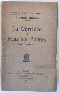 La carrière de Maurice Barrès académicien