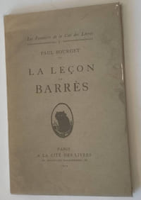 La leçon de Barrès