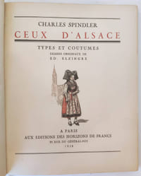 Ceux d'Alsace. Dessins originaux de Ed. Elzingre