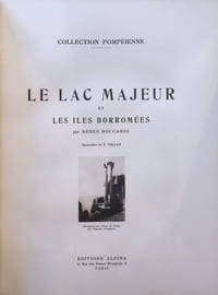 Le lac majeur et les îles Borromées. Aquarelles de Vellan