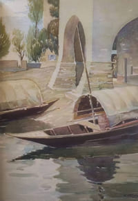Le lac majeur et les îles Borromées. Aquarelles de Vellan
