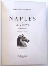 Naples et le Vésuve. Aquarelles de Ramorino