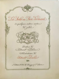 "La Belle au bois dormant et quelques autres contes de Jadis. (La Barbe bleue ; Cendrillon et la pantoufle de var ; La Belle et la Bête)"