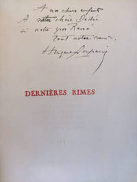 Dernières rimes