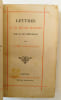 Lettres &agrave; un jeune homme sur la vie chr&eacute;tienne. Lacordaire Henri