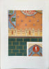Lithographie en couleurs Peinture murale de Notre-Dame de Paris. Peinture derri&egrave;re le Crucifix. Maurice Ouradou [ E. Viollet-Le-Duc]