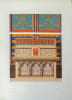 Lithographie en couleurs Peinture murale de Notre-Dame de Paris. Chapelle Saint-Louis (pl. XXXVIII). Maurice Ouradou [ E. Viollet-Le-Duc]