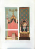 Lithographie en couleurs Peinture murale de Notre-Dame de Paris. Chapelle Sainte Clothilde. Maurice Ouradou [ E. Viollet-Le-Duc]