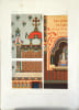 Lithographie en couleurs Peinture murale de Notre-Dame de Paris. Chapelle de la Sainte Enfance PL.VI. Maurice Ouradou [ E. Viollet-Le-Duc]