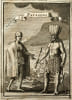 Figure des Patagons tir&eacute;e de La Description de l'univers (1683) (Patagonie)par Manesson Mallet. Manesson Mallet Alain