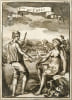 Figure des Peuples du Chili tir&eacute;e de La Description de l'univers (1683)par Manesson Mallet. Manesson Mallet Alain