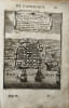 Plan de la ville de San Domingo ou de Saint Dominique (Saint-Domingue) tir&eacute;e de La Description de l'univers (1683) par Manesson Mallet  (Antilles / ...