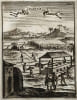 Figure d'une Sucrerie tir&eacute;e de La Description de l'univers (1683) par Manesson Mallet (Cara&iuml;be / Antilles / Saint-Domingue). Manesson Mallet Alain