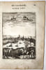 Vue de la ville de Basle (Suisse) tir&eacute;e de La Description de l'univers (1683)  par Manesson Mallet. Manesson Mallet Alain