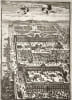 Vue du ch&acirc;teau du Louvre &agrave; Paris tir&eacute;e de La Description de l'univers (1683) par Manesson Mallet. Manesson Mallet Alain
